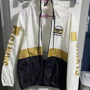 VS Pink New Orleans Saints Windbreaker NWOT